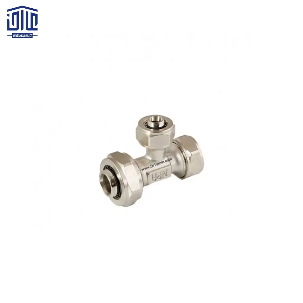 سه راهی تبدیل کوپلی مدل 60746 نیوپایپ، سایز 16×20×20