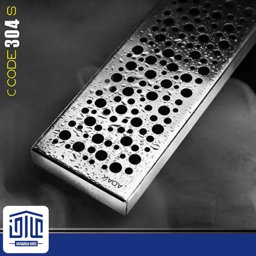 [142001005] کفشور مدل 304S خطی سوپاپ دار آداک، استیل، سایز 30*8*1/2