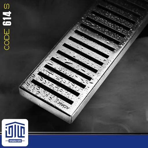 [142001086] کفشور مدل 614S طولی آداک، استیل، سایز 60 سانتی متر