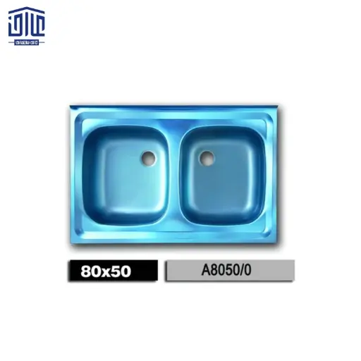 [262011017] دو لگنه 80x50 براق اخوان