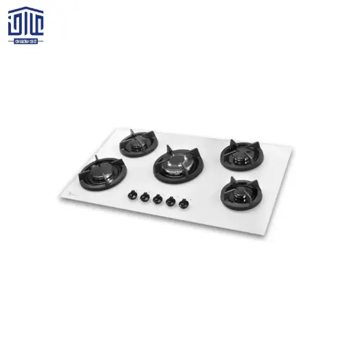 [262007014] گاز شیشه 5 شعله سفید Gi142 اخوان