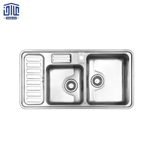 سینک ظرفشویی توکار 812x50 استیل البرز با جامایع