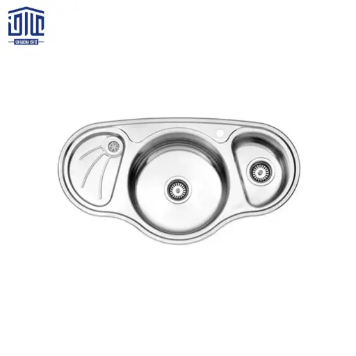 سینک ظرفشویی توکار 51×754 استیل البرز