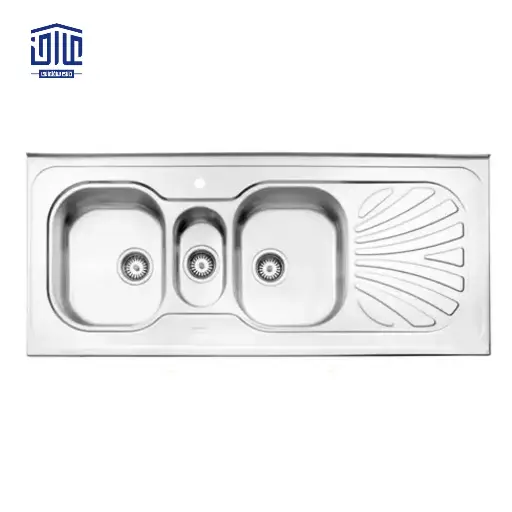 سینک ظرفشویی روکار 60*530 استیل البرز