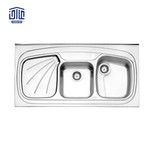 سینک ظرفشویی روکار 614.60 استیل البرز