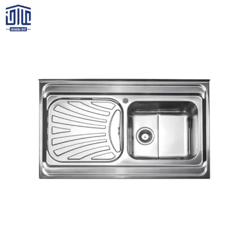 سینک ظرفشویی روکار 60×711 استیل البرز درجه 2