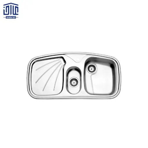 سینک ظرفشویی روکار فانتزی استیل البرز 50*610 درجه 2