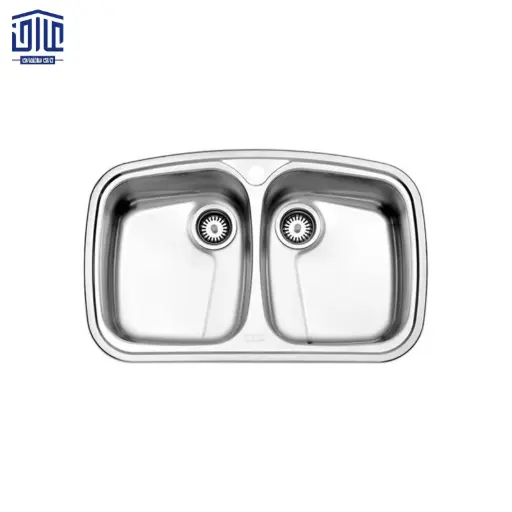 [249004031] سینک ظرفشویی روکار628x60 استیل البرز