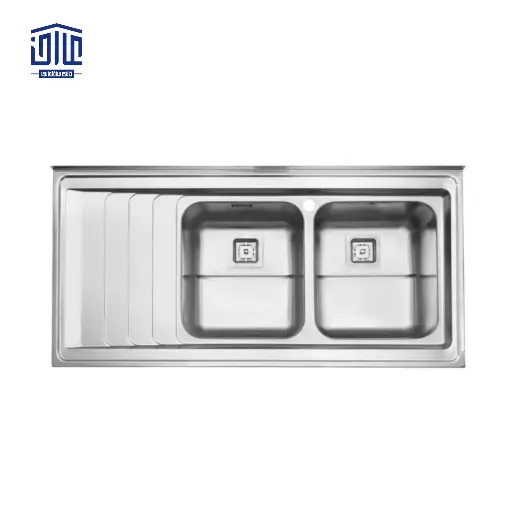 سینک ظرفشویی روکار 734x60 استیل البرز