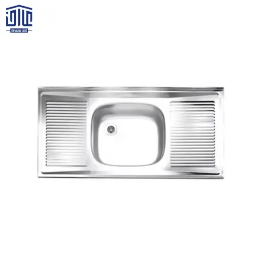 [249014028] سینک تک لگنه لگن وسط ساحل، سایز 50.4×100،براق