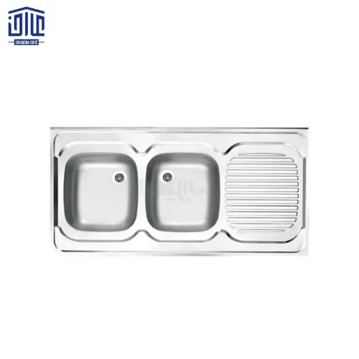 [249025020] سینک دو لگن دوسینی 160x60.6 البرز
