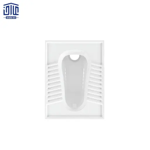 توالت تولیپ تخت ریم بسته (Flat-Close Rim) چینی کرد