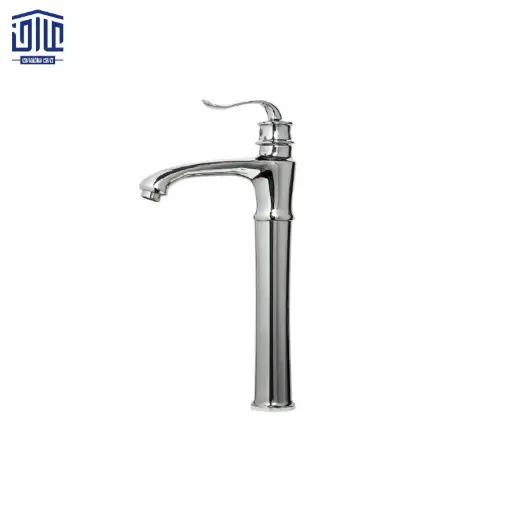 [178009005] شیر روشویی بلند هلن استیل راشین