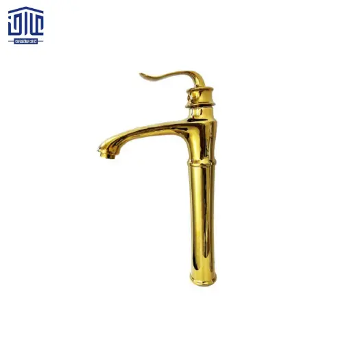 [178011006] شیر روشویی بلند هلن طلامات راشین