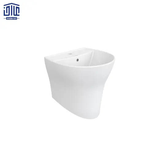 دستشویی نیم پایه مدل ویکتوریا چینی کرد