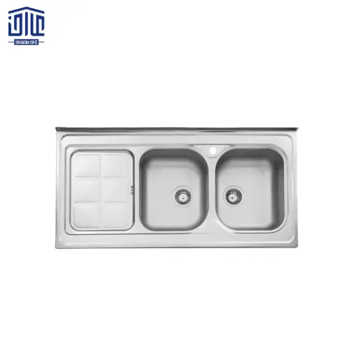 سینک روکار نیمه فانتزی براق استیل البرز، 60×301، درجه 2