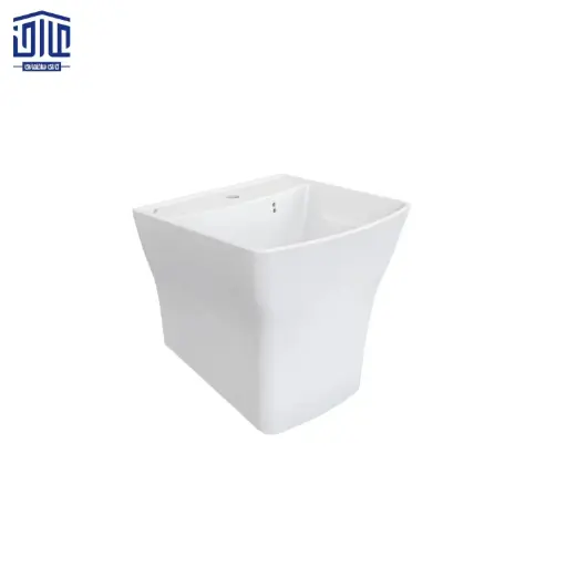 دستشویی نیم پایه مدل ورونیا چینی کرد